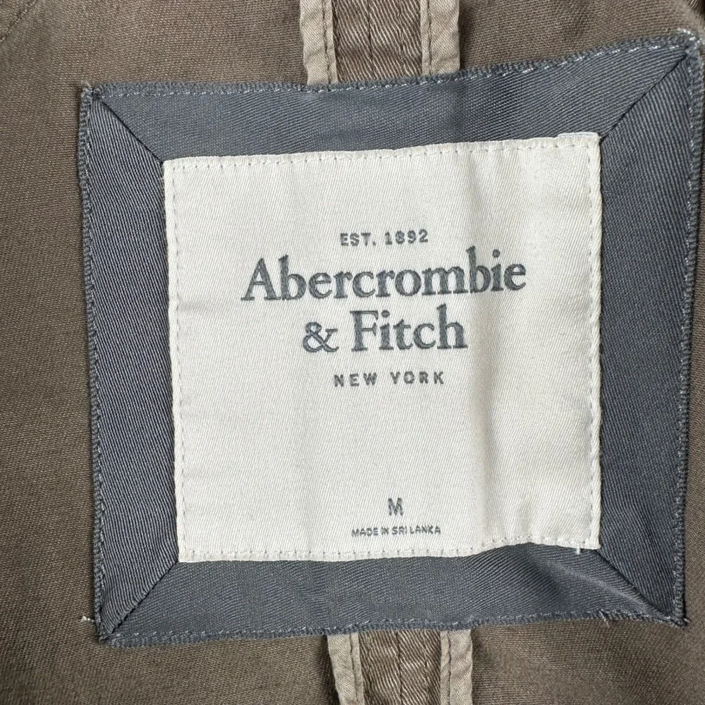 Abercrombie & Fitch Moto Jacket Women M Brown Utility Biker Gorpcore Aesthetic - Picture 4 of 7